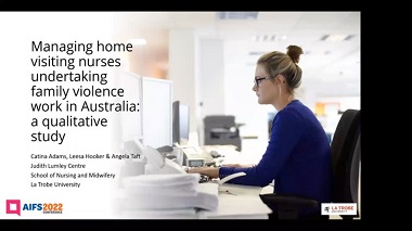Managing home visiting nurses undertaking family violence work in Australia: a qualitative study