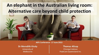 Another elephant in the Australian living room: Alternative care beyond child protection