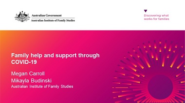 Family help and support through COVID-19