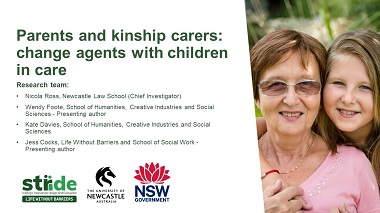 Parents and kinship carers: Change agents for children in care