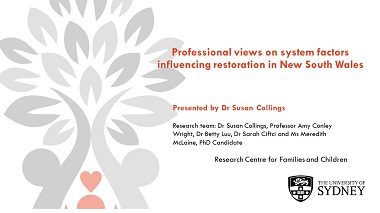 Professional viewpoints about what makes restoration a realistic possibility in New South Wales