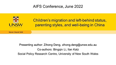 Children’s migration and left-behind status, parenting styles, and well-being in China
