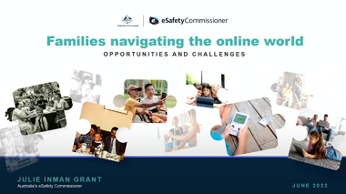 Families navigating the online world: Opportunities and challenges - keynote address