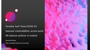 Paradise lost? How COVID-19 exposed vulnerabilities across work–life balance policies in Iceland